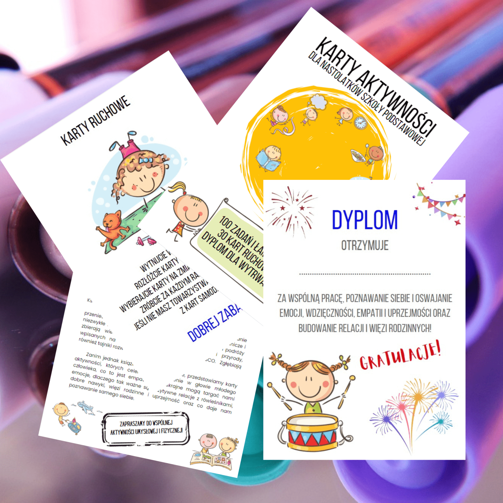 Karty aktywności "Ogród pełen emocji" dla nastolatków - obrazek 2