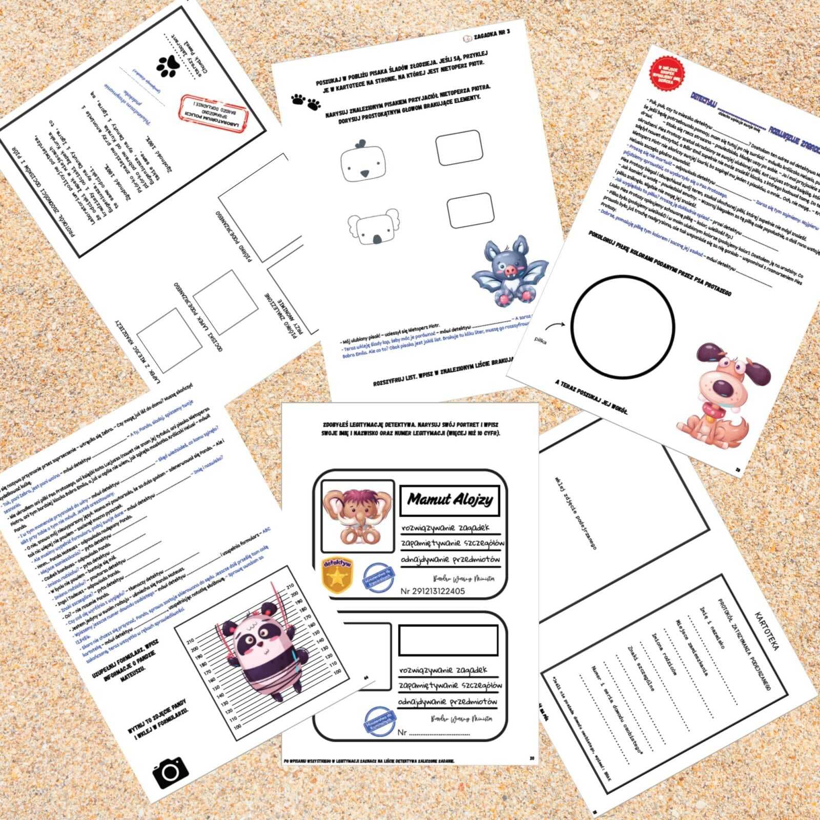 Karty aktywności "Zostań detektywem" - 6-9 lat - obrazek 2