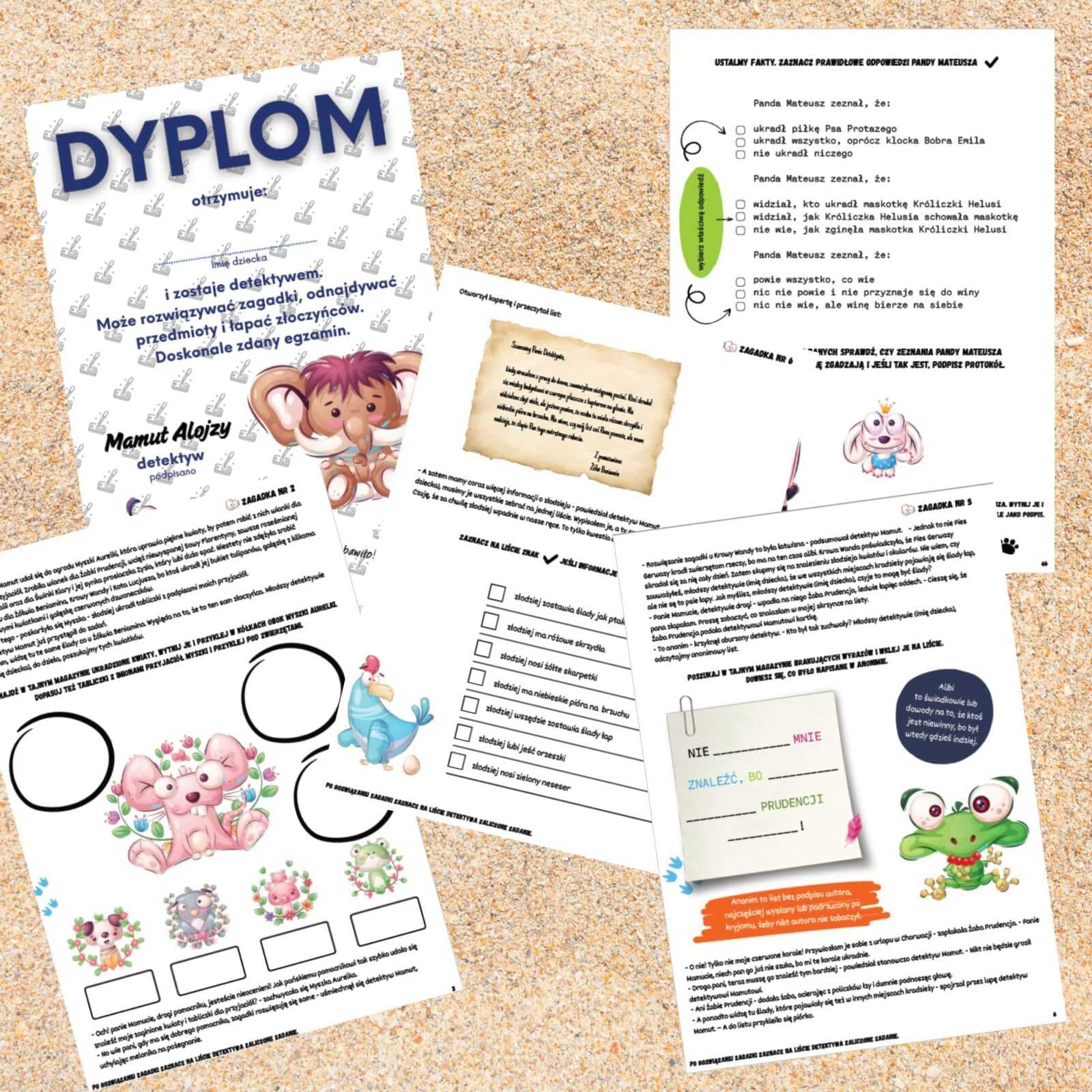Karty aktywności "Zostań detektywem" - 6-9 lat - obrazek 3