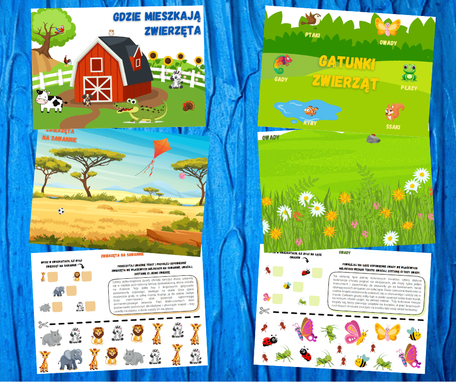 Karty aktywności "Liczę zwierzęta" - 4-6 lat - obrazek 2